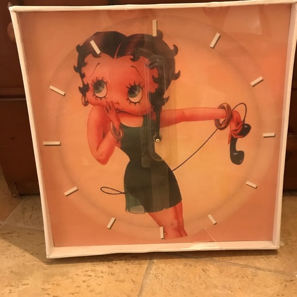 Betty Boop wall clock